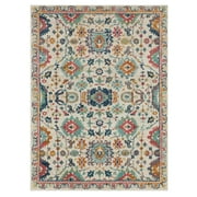 Mohawk Home Manchego Low Pile Latex Backed Stain and Fade Resistant Geometric Multi Indoor Area Rug, 7 10" X 10