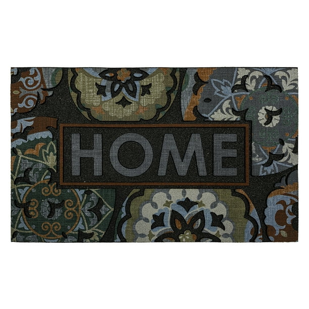 Mohawk Home Medallion Home Rubber Doormat, Multi, 18" x 30"