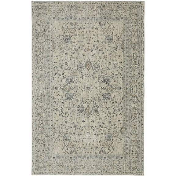 Mohawk Home Medallion Serenade Adagio Traditional Area Rug, Off-White