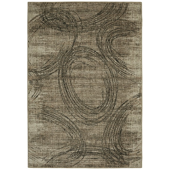 Mohawk Home Metropolitan Amora Oyster by Virginia Langley Transitional Geometric Virginia Langley Woven Area Rug, 8'x11', Grey
