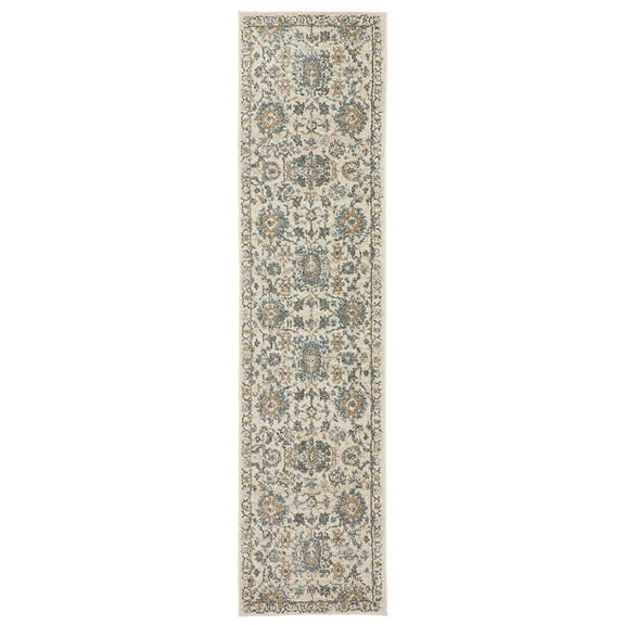 Mohawk Home Miles Indoor Ornamental Area Rug, Grey, 1'11" x 3'