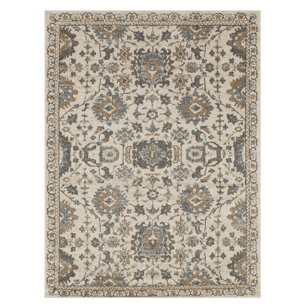 Mohawk Home Miles Indoor Ornamental Area Rug, Grey, 3'3" x 5'