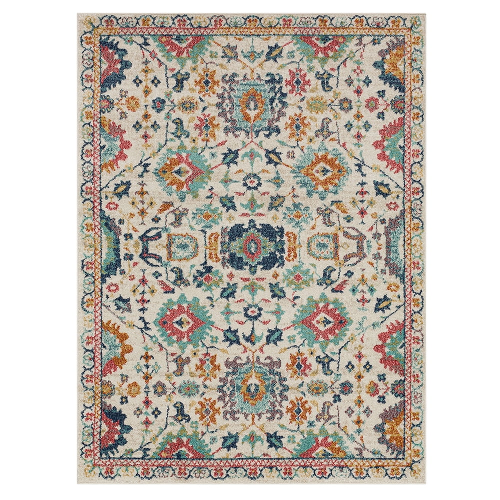 Mohawk Home Miles Indoor Ornamental Area Rug, Multi, 5'3" x 8'