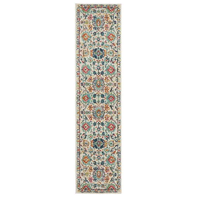 Mohawk Home Miles Indoor Ornamental Runner Rug, Multi, 1'11" x 8'