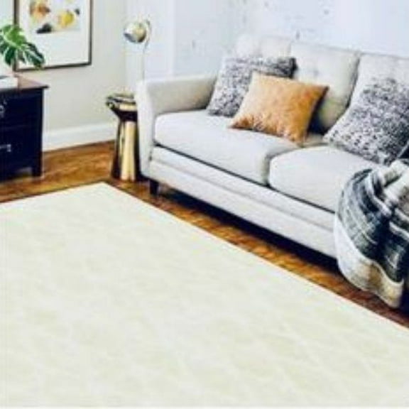 Cream Indoor Rectangular Area Rug Size 7x10