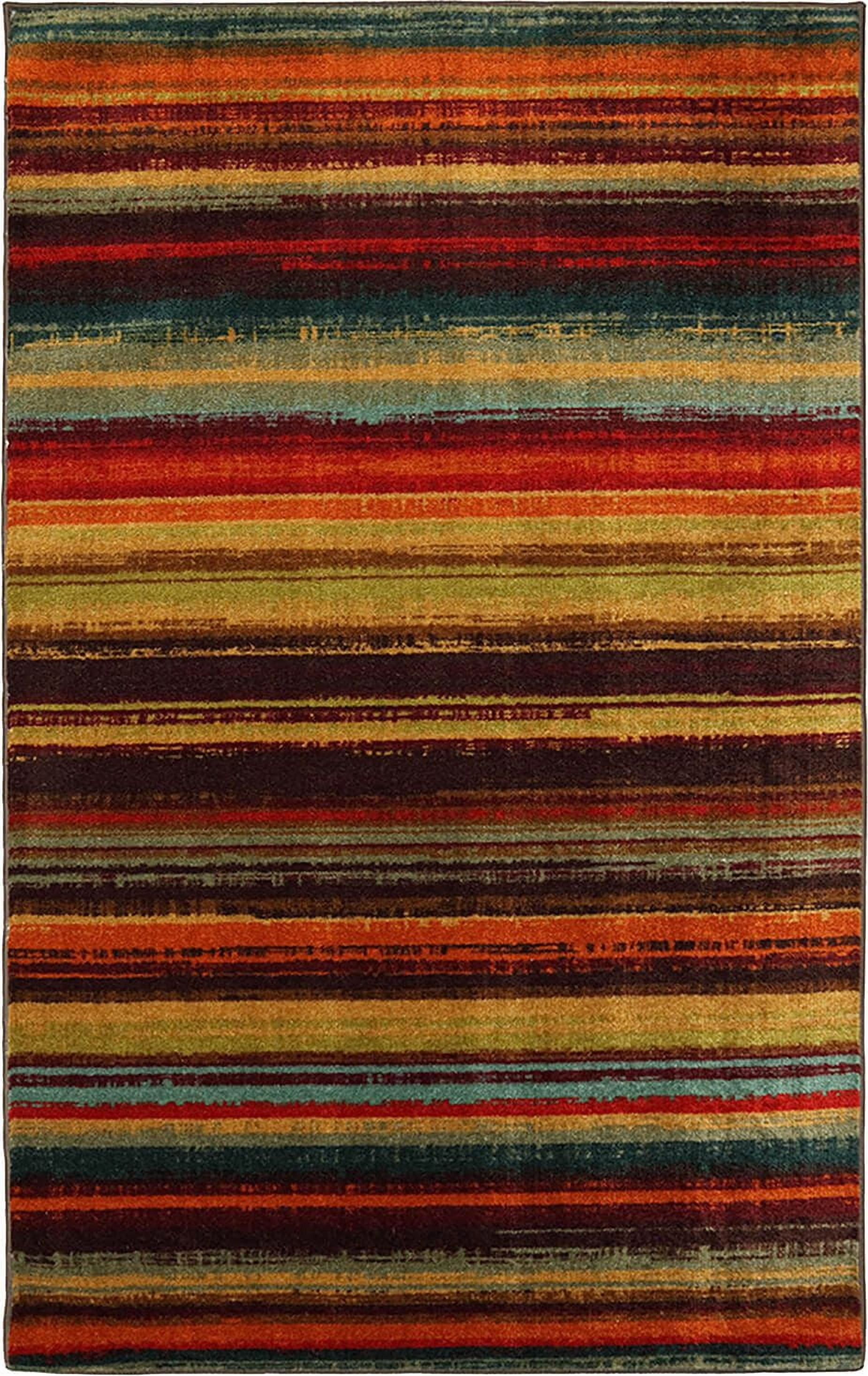 Mohawk Home New Wave Printed Boho Stripe Area Rug, Multi, 5' x 8'