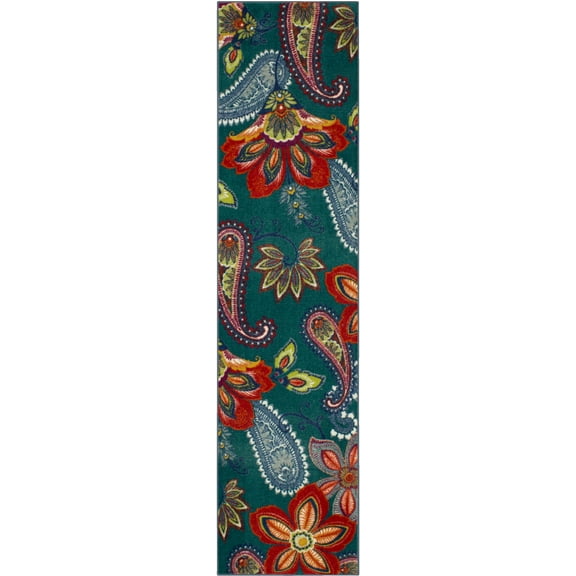 Mohawk Home Whinston Multi Low Pile Non-Slip Stain/Fade Resistant Indoor Area Rug, 2' x 5'