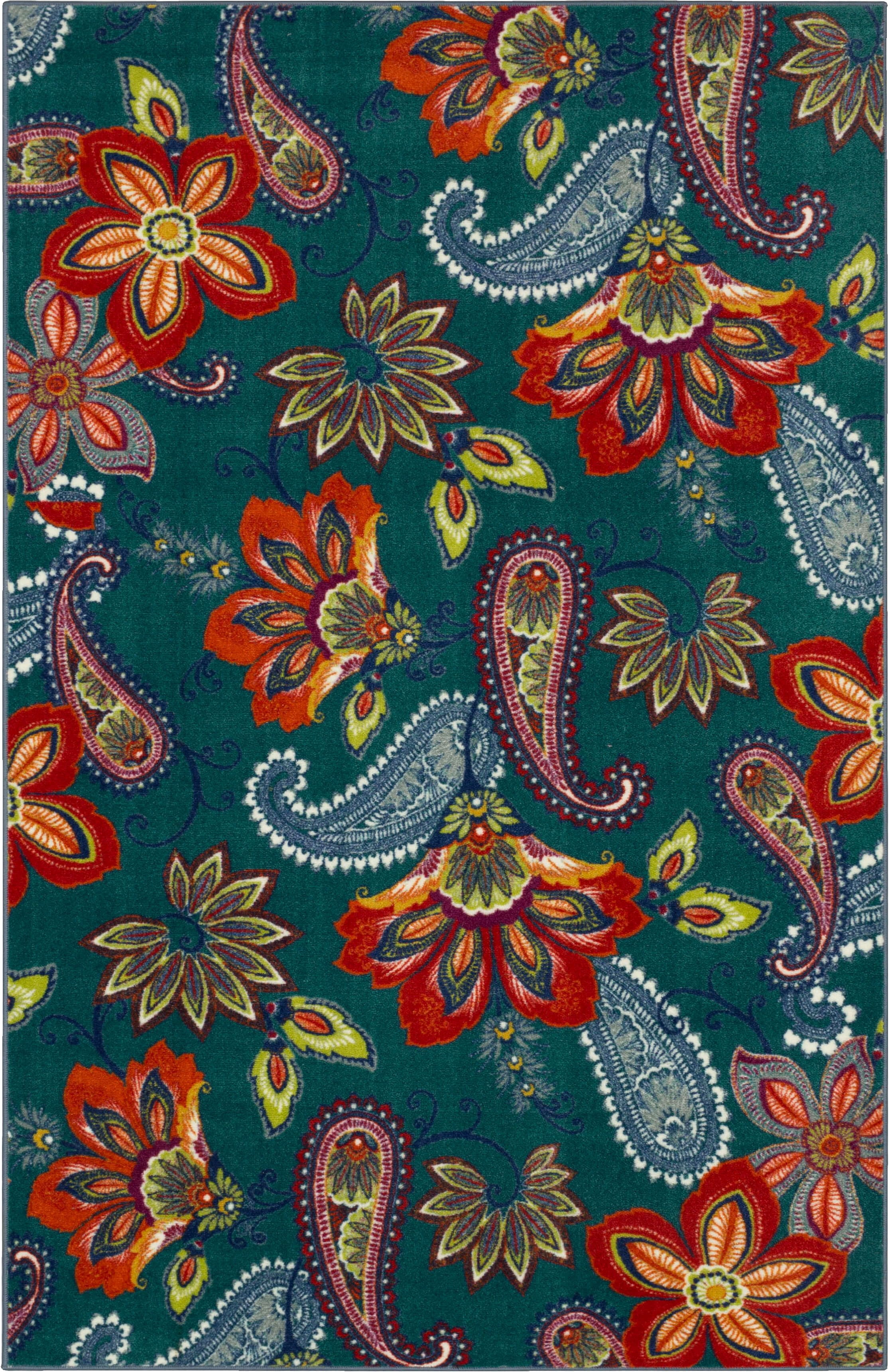 Mohawk Home Whinston Multi Low Pile Non-Slip Stain/Fade Resistant Indoor Area Rug, 2' 6" x 3' 10"
