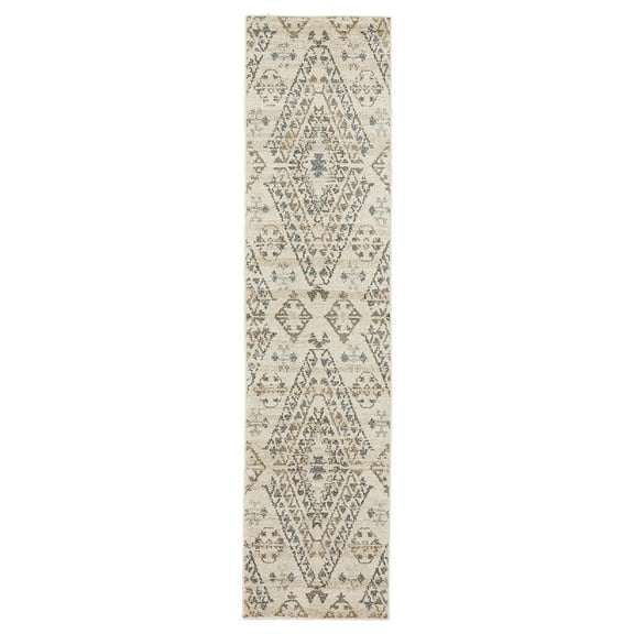 Mohawk Home Onslow Indoor Geometric Area Rug, Grey, 1'11" x 3'
