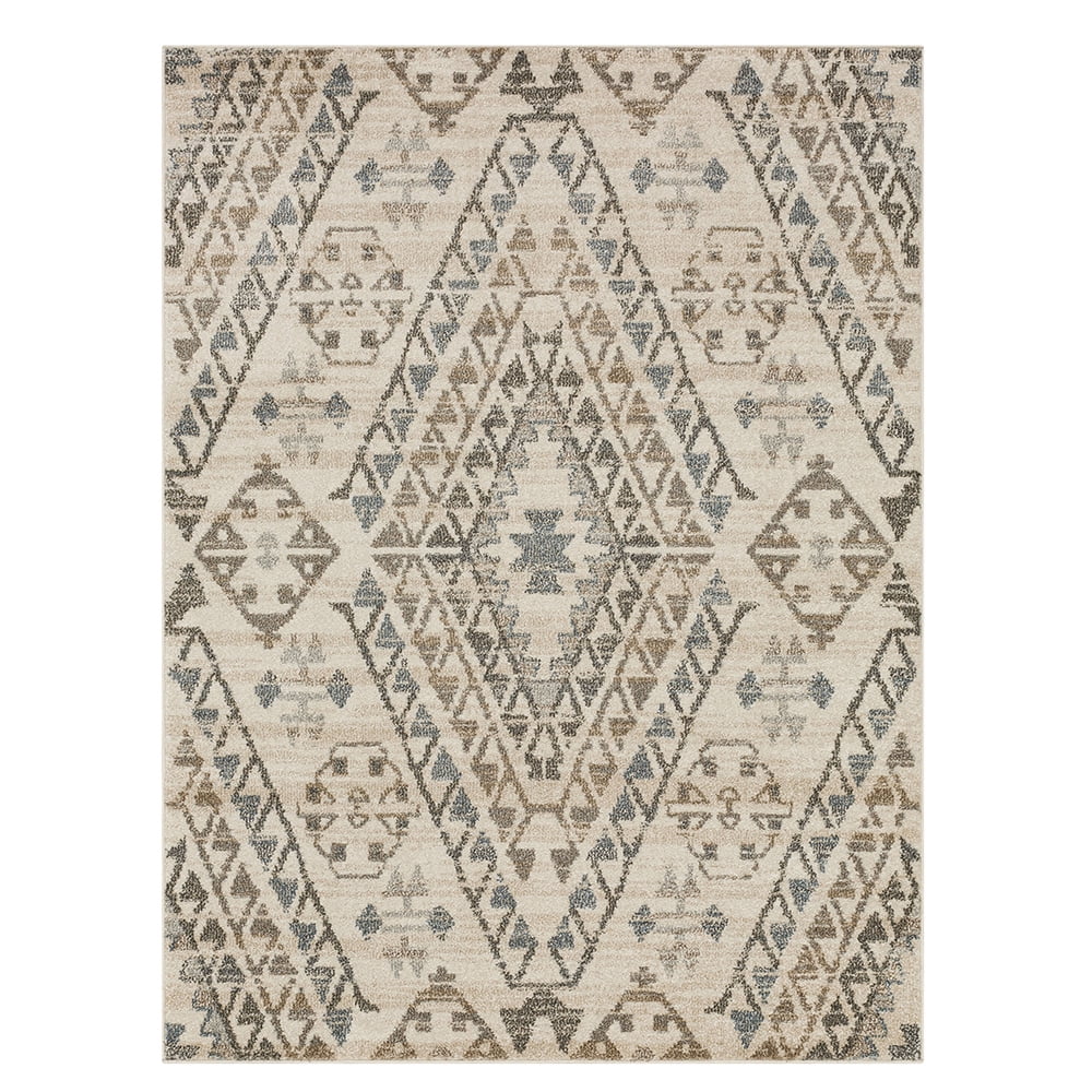 Mohawk Home Onslow Indoor Geometric Area Rug, Grey, 3'11" x 6'