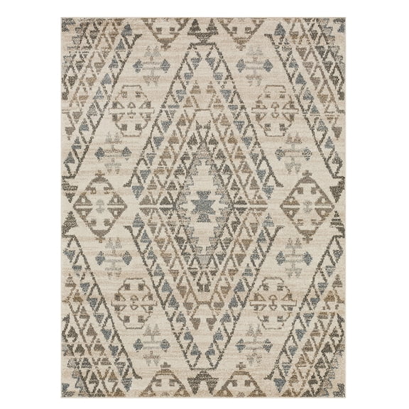 Mohawk Home Onslow Indoor Geometric Area Rug, Grey, 6' x 9'
