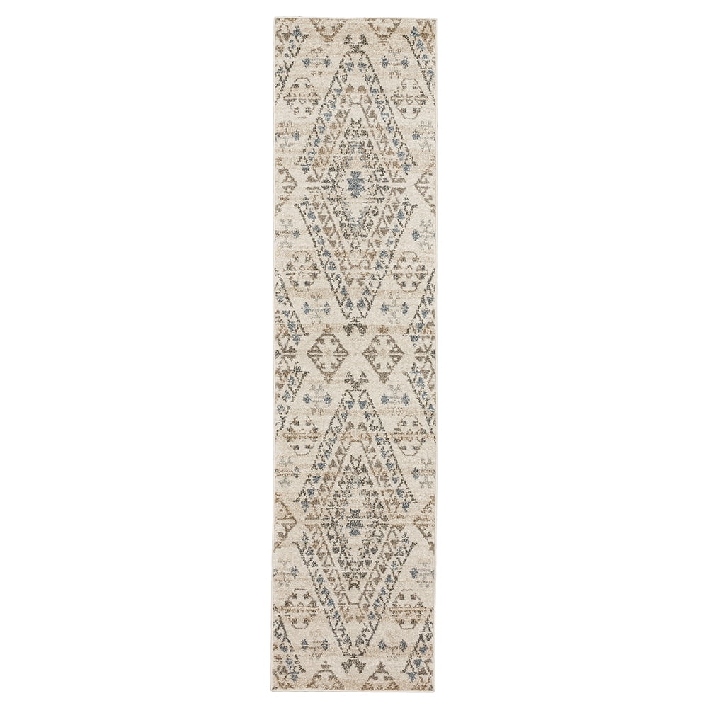 Mohawk Home Onslow Indoor Geometric Runner Rug, Grey, 1'11" x 10'