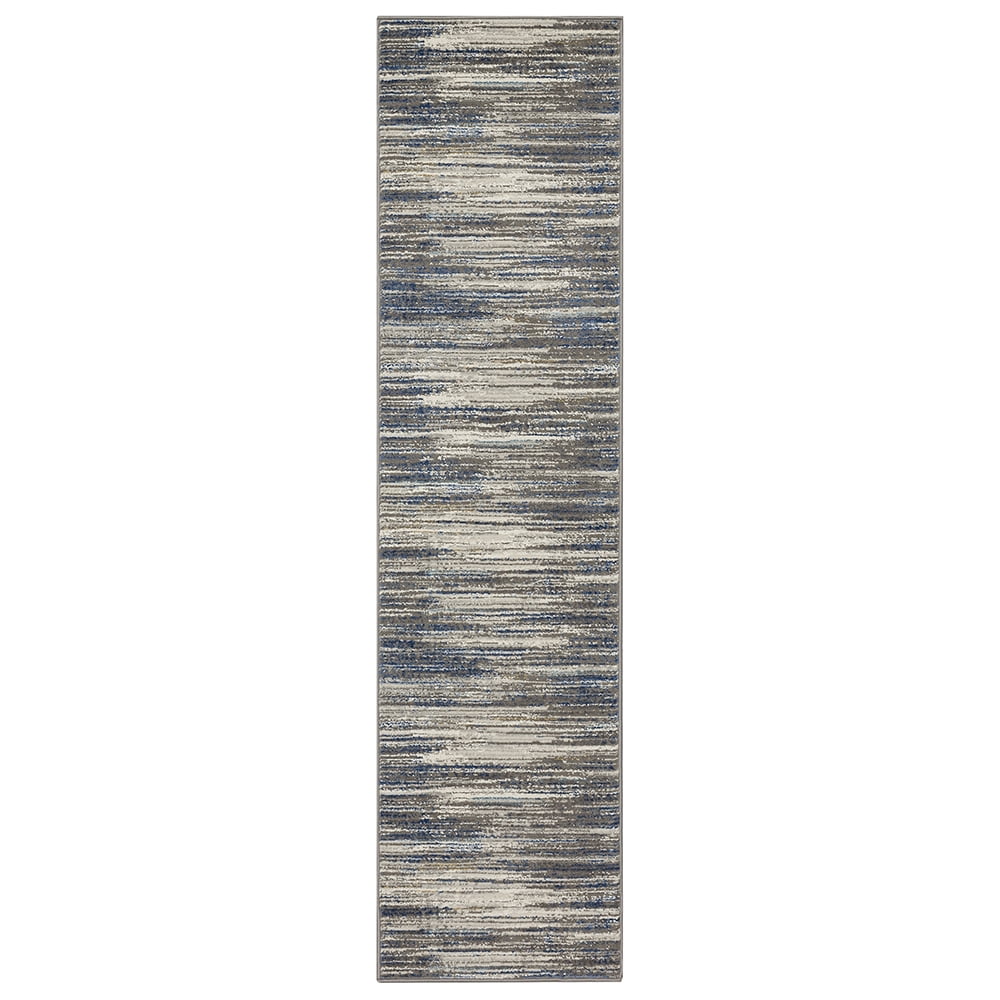 Mohawk Home Orpheus Indoor Woven Area Rug, Grey/Dark Blue, 2'11" x 5'