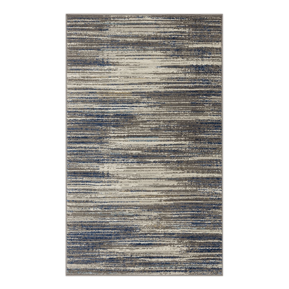 Mohawk Home Orpheus Indoor Woven Area Rug, Grey/Dark Blue, 3'11" x 6'