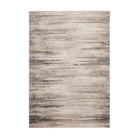 Mohawk Home Panlett Washable Low Pile Stain and Fade Resistant Indoor Area Rug, Cream, 5' 3" X 8'