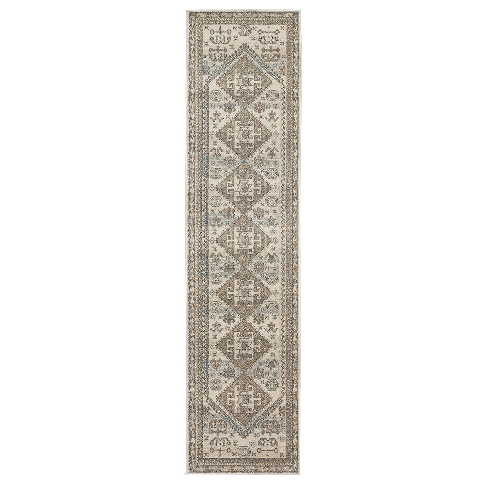 Mohawk Home Rosebery Indoor Southwestern Runner Rug, Grey, 1'11" x 8'