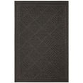 thumbnail image 1 of Mohawk Home Parquet Impressions Jacquard Low Pile Non-slip All Weather Indoor/Outdoor Door Mat, Black, 1'6" x 2'6", 1 of 5