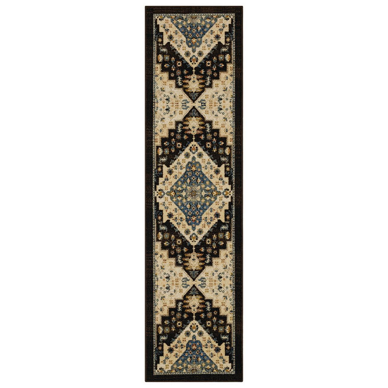 Mohawk Home Parten Printed Area Rug, Brown, 2' x 8'