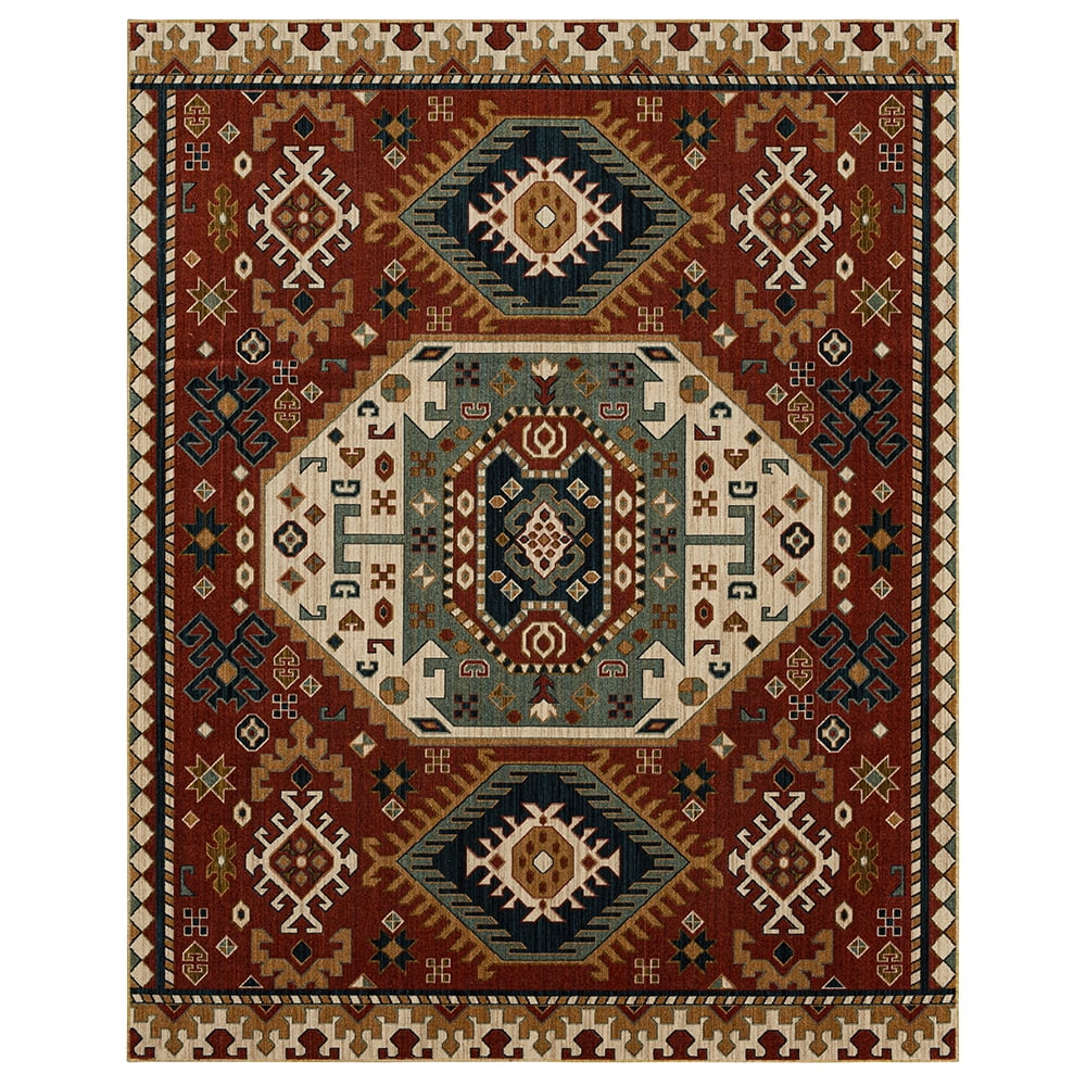 Mohawk Home Pattern Lane Woven Indoor Area Rug, Red, 3' x 5'