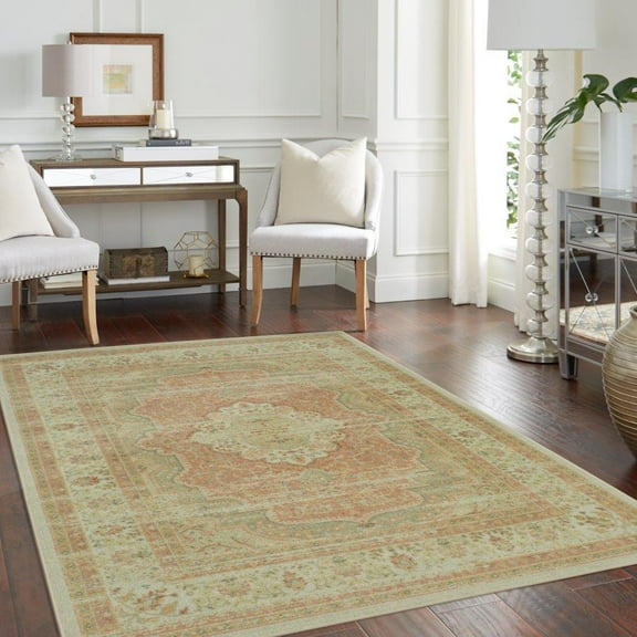 Mohawk Home Precision Printed Area Rug, Miranda Blush, 5' x 7'