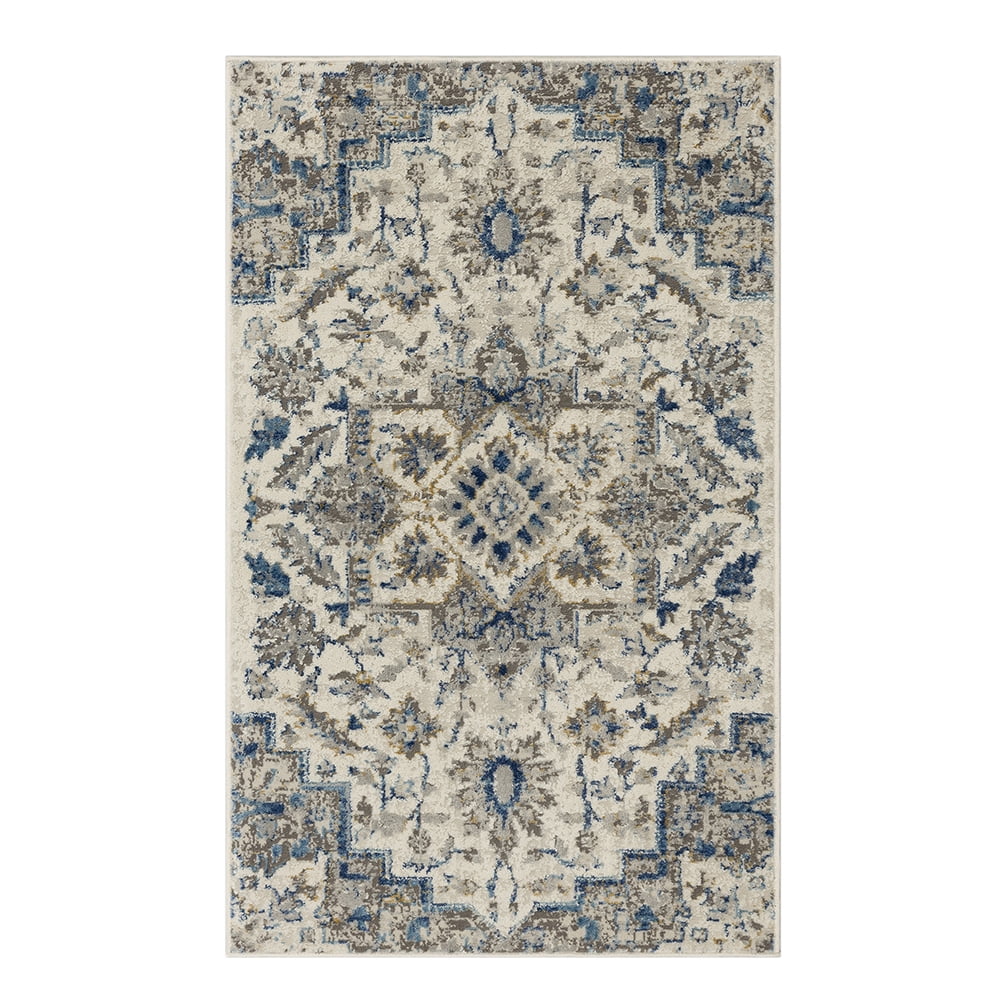 Mohawk Home Priam Indoor Woven Area Rug, Blue, 3'11" x 6'