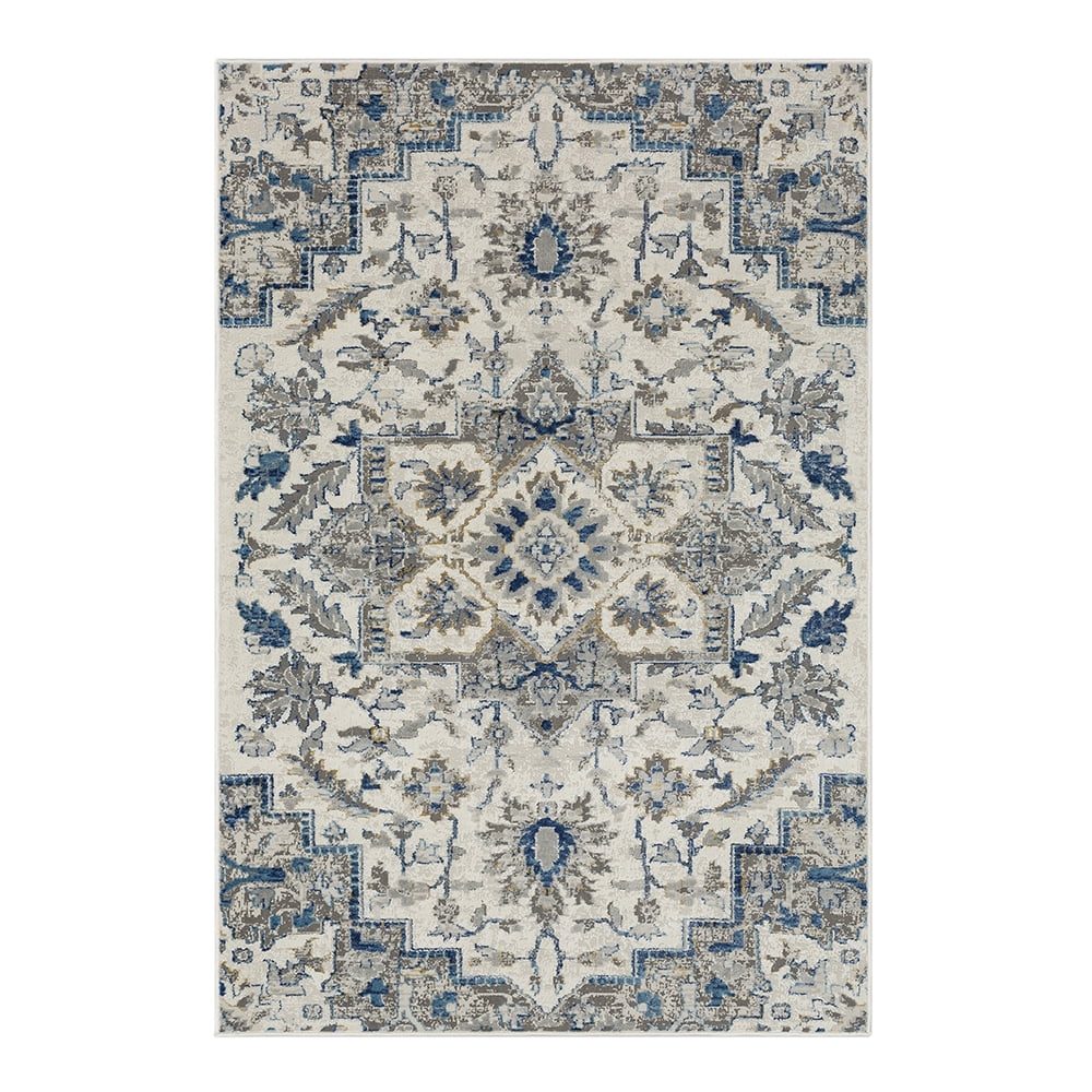 Mohawk Home Priam Indoor Woven Area Rug, Blue, 5'3" x 8