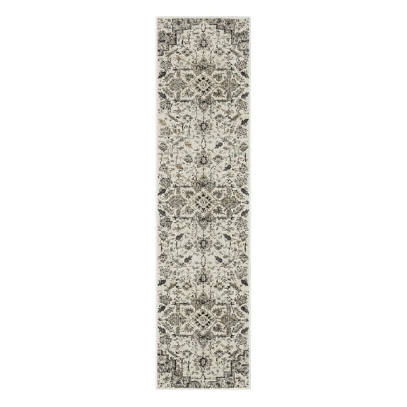 Mohawk Home Priam Indoor Woven Runner Rug, Grey, 2 'x 2'11"