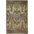 thumbnail image 1 of Mohawk Home Prismatic Amaryllis Brown Contemporary Ornamental Oriental Precision Printed Area Rug, 5'x8', Grey & Red, 1 of 9