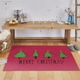 thumbnail image 1 of Mohawk Home Prismatic Christmas Trees Red Contemporary Theme Christmas Precision Printed Scatter, 2'x3'4", Red, 1 of 6