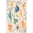 thumbnail image 1 of Mohawk Home Prismatic Dino Jungle Green Contemporary Theme Kids Precision Printed Area Rug, 5'x8', Cream & Green, 1 of 5
