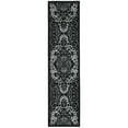 thumbnail image 1 of Mohawk Home Prismatic Emiko Black Traditional Ornamental Precision Printed Runner, 2'x6', Black, 1 of 7
