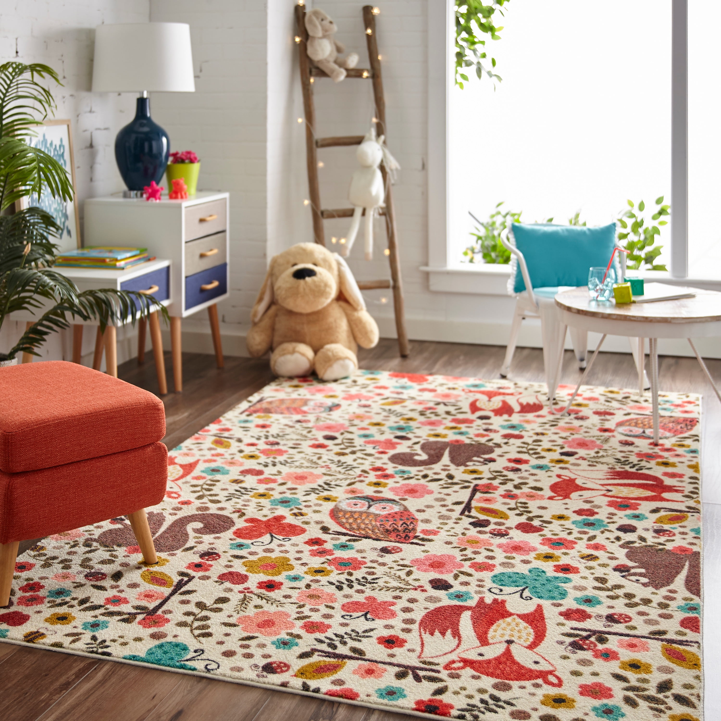 Mohawk Home Prismatic Enchanted Forest Multi Contemporary Nature