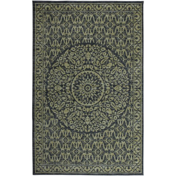 Mohawk Home Prismatic Matilda Grey Traditional Ornamental Oriental Precision Printed Area Rug, 5'x8', Grey