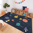 thumbnail image 1 of Mohawk Home Prismatic Planet System Multi Contemporary Theme Kids Precision Printed Area Rug, 8'x10', Navy, 1 of 5