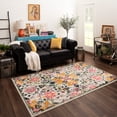 thumbnail image 1 of Mohawk Home Prismatic Sanborn Multi Transitional Ornamental Oriental Precision Printed Area Rug, 5'x8', Pink & Orange, 1 of 6