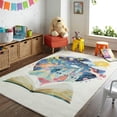 thumbnail image 1 of Mohawk Home Prismatic Tell Me A Story Multi Transitional Theme Kids Precision Printed Area Rug, 3'4"x5', Cream & Blue, 1 of 9