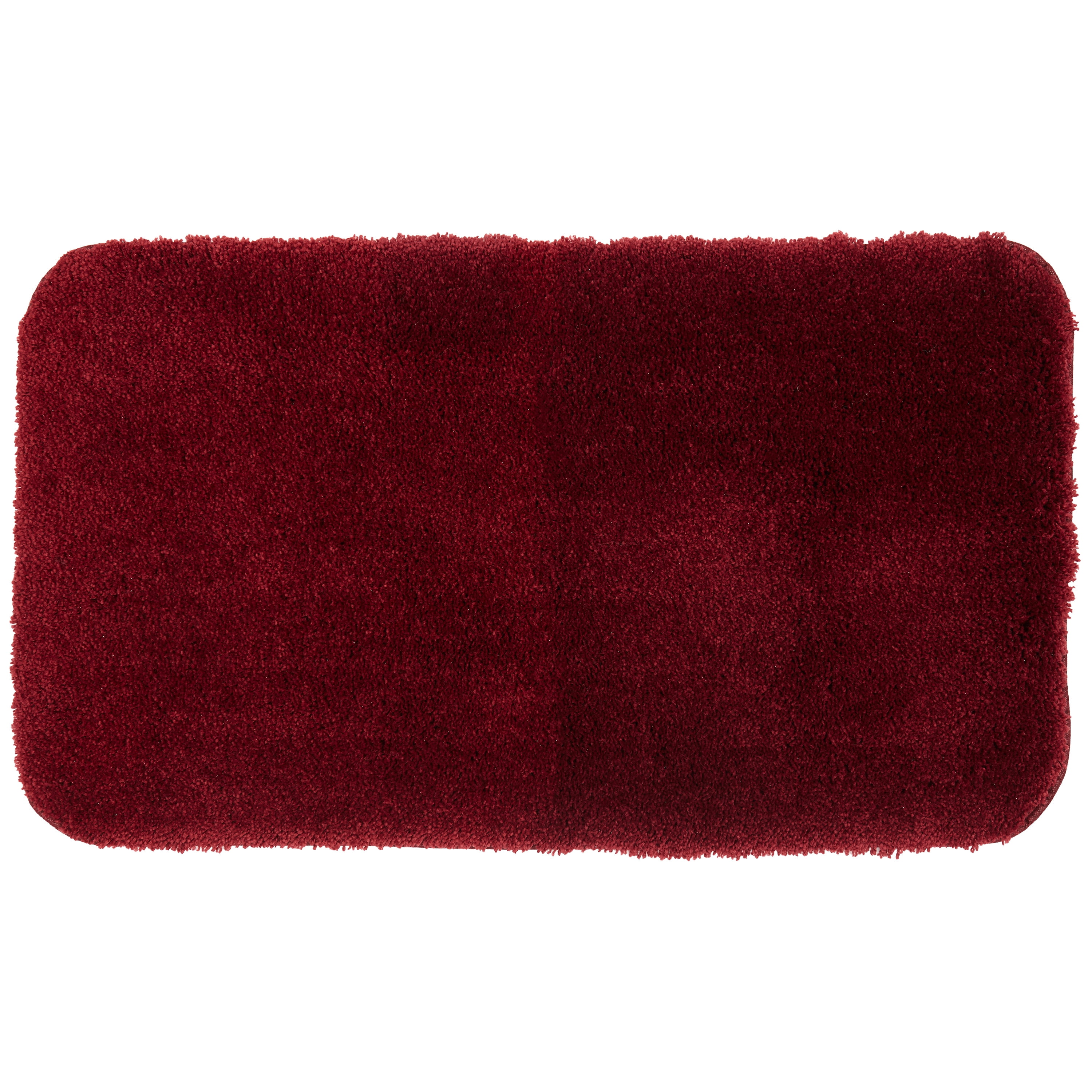 Mohawk Home Pure Perfection Merlot Bath Rug Scatter, 2'x3'4", Red
