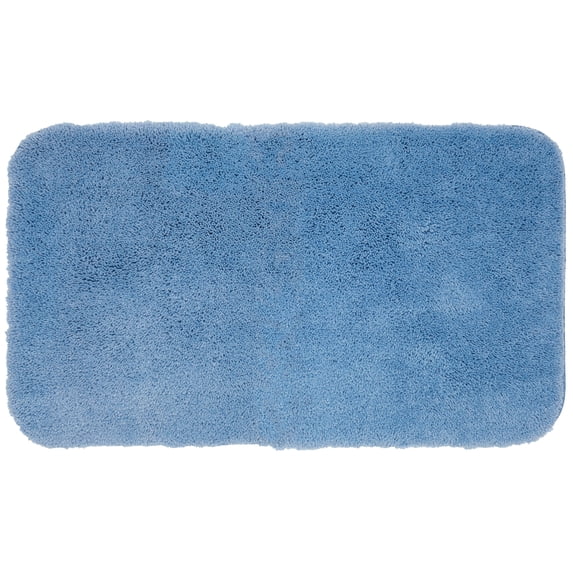 Mohawk Home Pure Perfection Nylon Bath Rug Scatter, Light Blue 1'5" x 2'