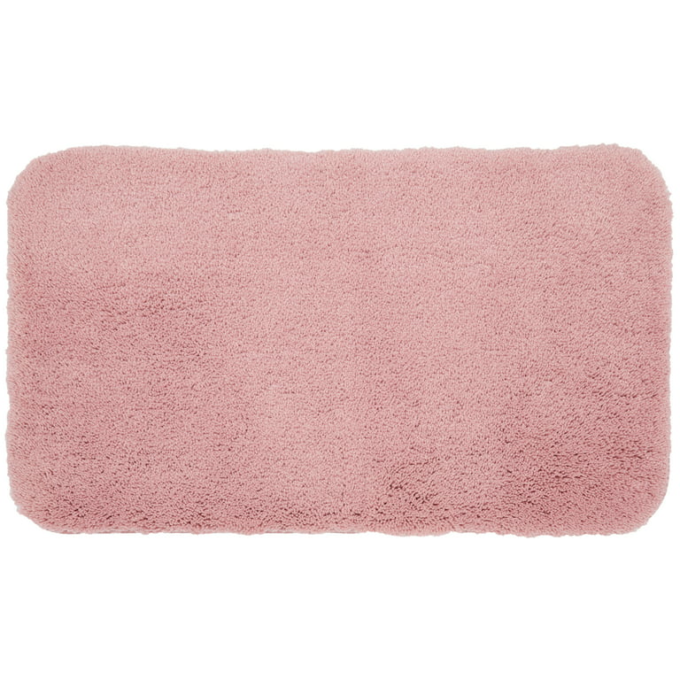 Mohawk Home Pure Perfection Nylon Bath Rug Scatter, Rose Pink 1'5 x 2' 