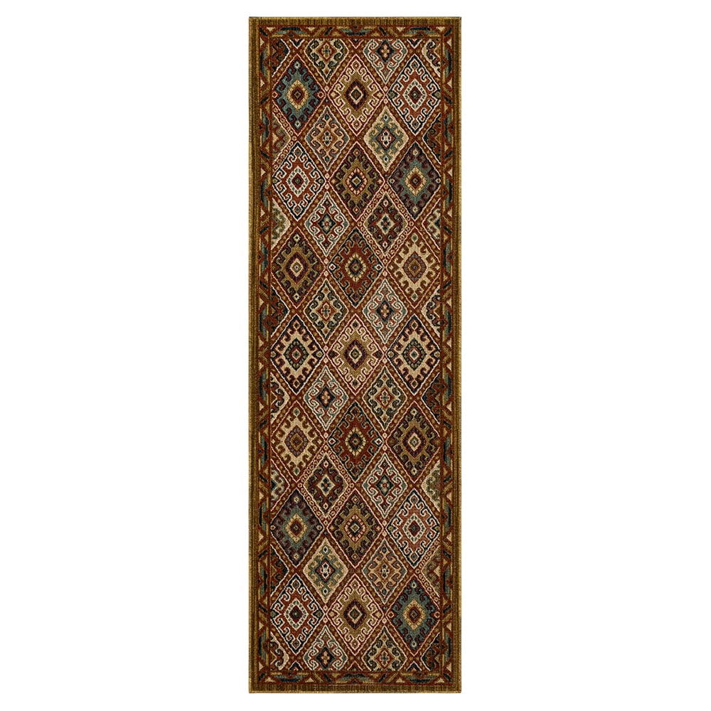 Mohawk Home Quinnstone Woven Indoor Runner Rug, Red, 2' 6" x 8'