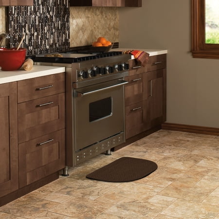 Mohawk Home Rank & File Slice Kitchen Mat, Brown, 18" x 27"