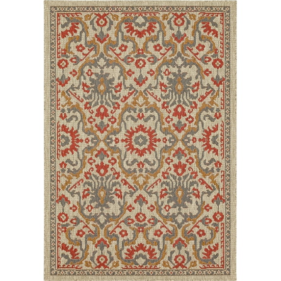 Mohawk Home Ravello Outdoor Area Rug, Rust, 10' x 13'