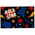 thumbnail image 1 of Mohawk Home Rock Star Printed Indoor Area Rug in Multi, 5'x8', 1 of 9