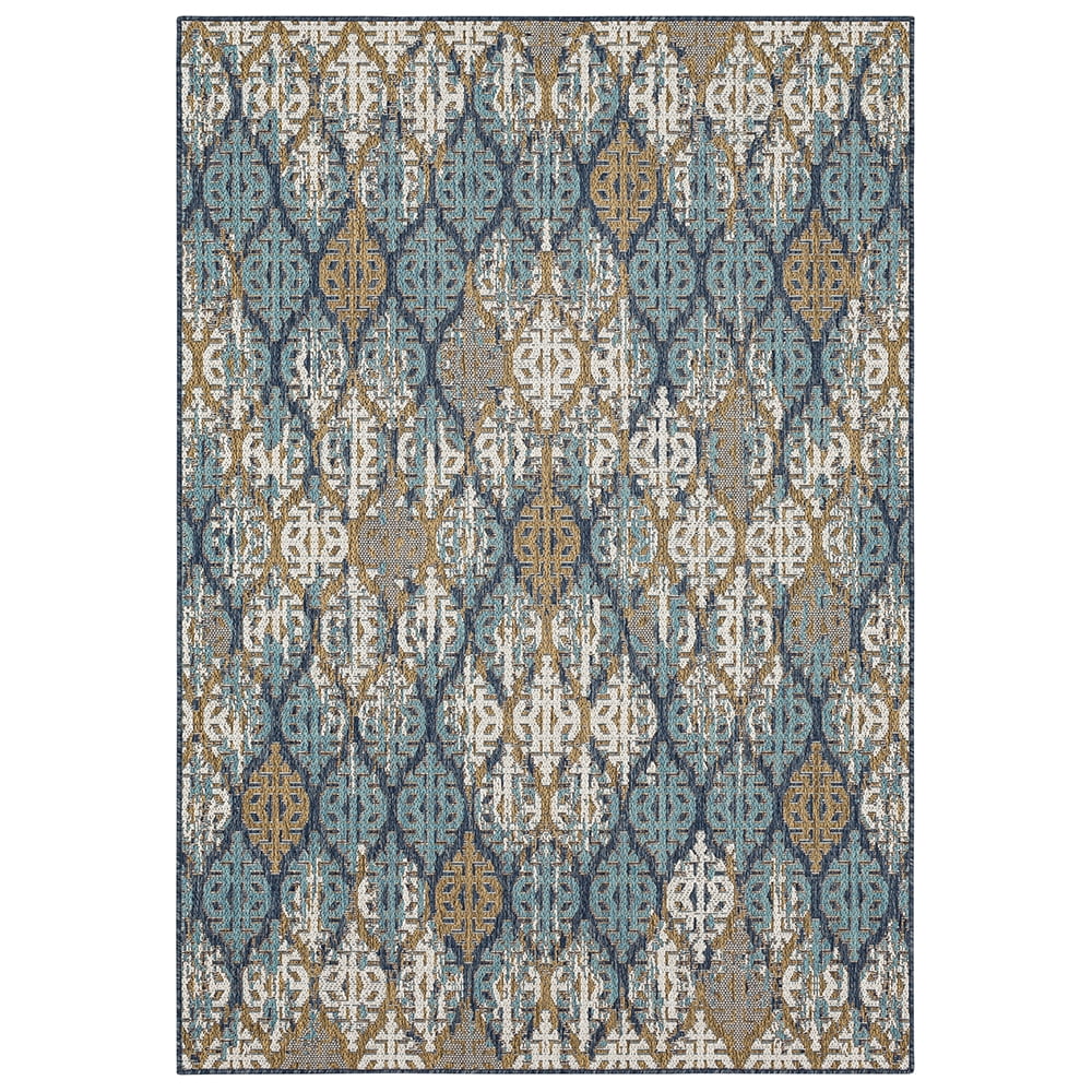 Mohawk Home Ronda Outdoor Area Rug, Blue, 10' x 13'