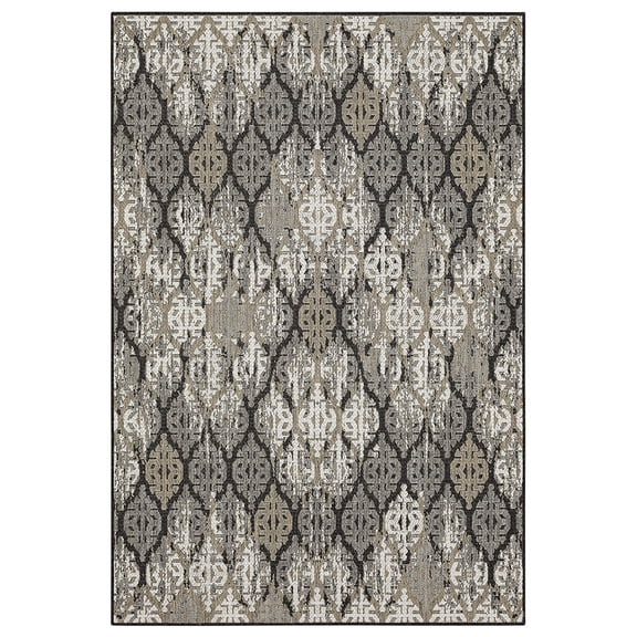 Mohawk Home Ronda Outdoor Area Rug, Dark Grey, 10' x 13'