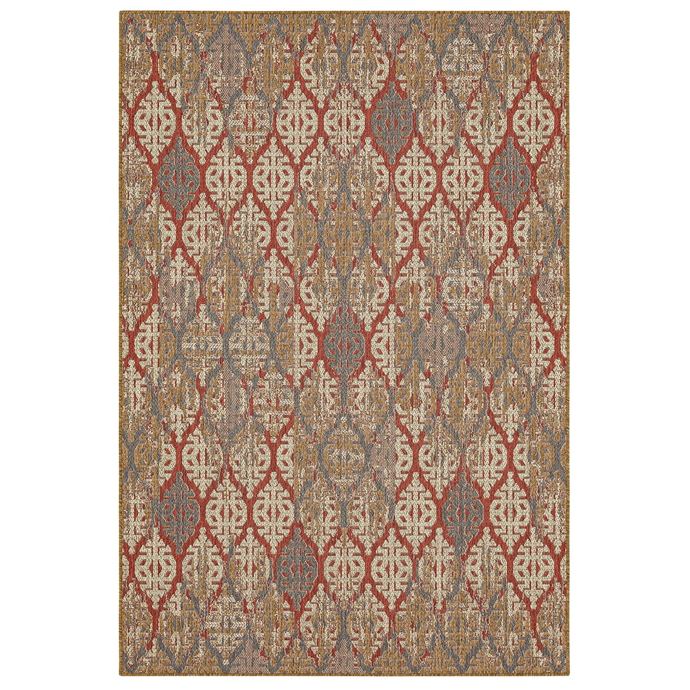 Mohawk Home Ronda Outdoor Area Rug, Rust, 10' x 13'