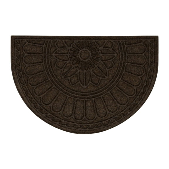 Mohawk Home Rope Impressions Slice Outdoor Polyester Door Mat, Brown, 2' X 3'