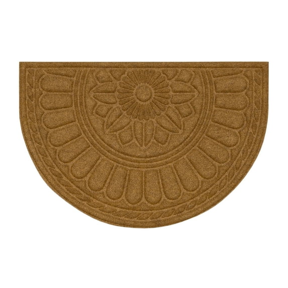 Mohawk Home Rope Impressions Slice Outdoor Polyester Door Mat, Tan, 2' X 3'