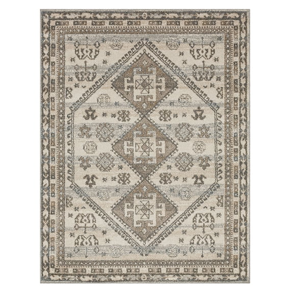 Mohawk Home Rosebery Indoor Southwestern Area Rug, Grey, 3'3" x 5'
