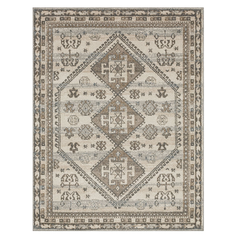 Mohawk Home Rosebery Indoor Southwestern Area Rug, Grey, 6' x 9'